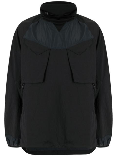 pullover funnel-neck jacket