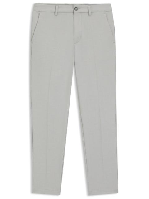 SLIM-FIT TROUSERS IN STAIN-REPELLENT STRETCH DOBBY
