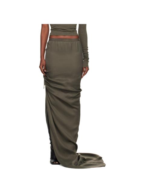 Khaki Concordians Edfu Maxi Skirt
