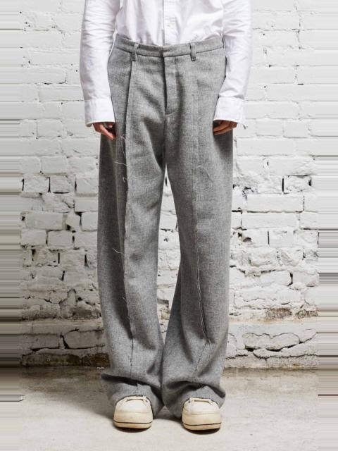 R13 INVERTED TROUSER - LIGHT HEATHER GREY | REVERSIBLE