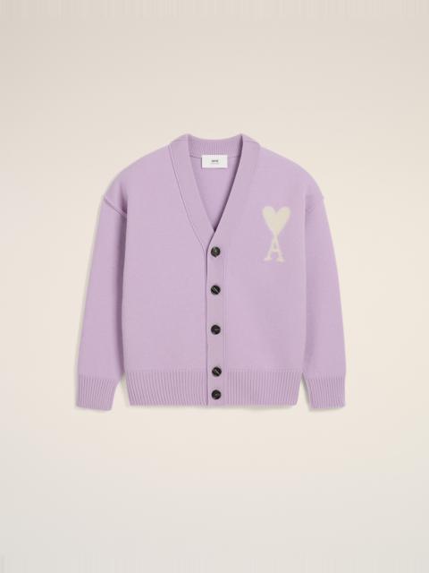 PURPLE WOOL AMI DE COEUR CARDIGAN