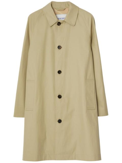 classic above-the-knee raincoat