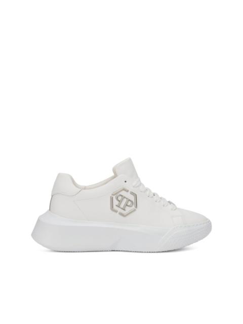 Godzilla hexagon logo plaque runner trainers