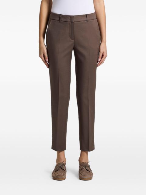 tailored cropped trousers