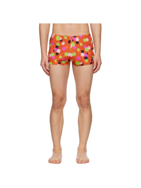 Orange Le Raphia 'Le Short De Bain' Swim Shorts