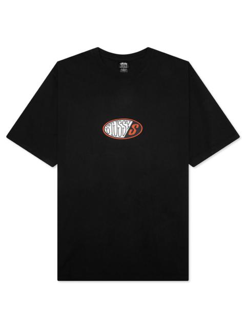 PITSTOP PIGMENT DYED TEE - BLACK