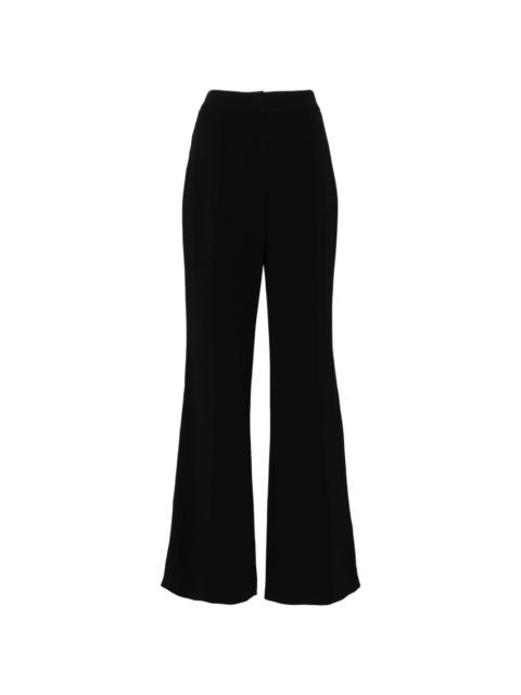 topstitch crepe trousers