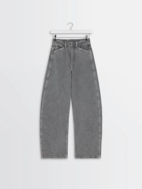 HIGH WAISTED CURVED PANTS