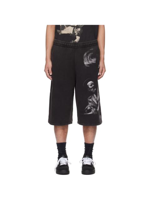 Black BW S.Matthew Over Sweat Shorts
