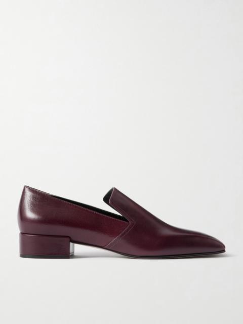 Classic Square Leather Loafers
