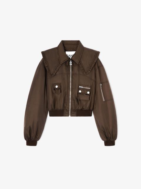 DUCHESSE NYLON BOMBER JACKET