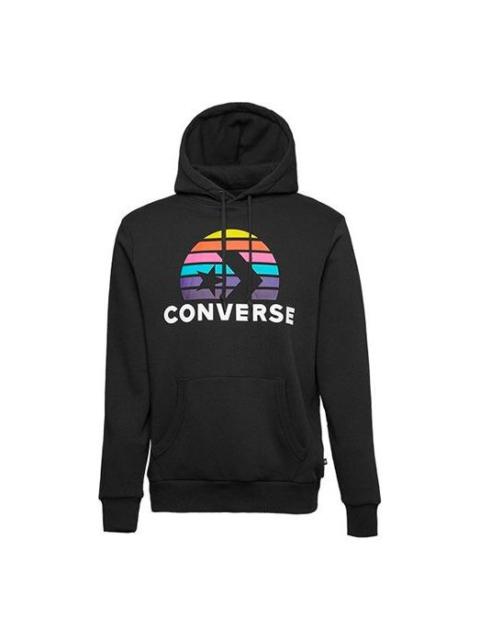 Men's Converse Planet Set Po Athleisure Casual Sports Printing Knit Black 10018993-A01