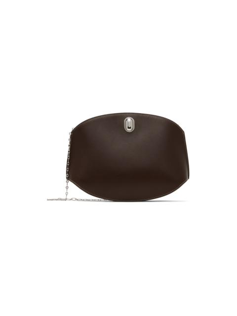 Brown Tondo Chain Crossbody Bag