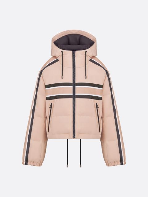 DiorAlps Hooded Cropped Puffer Jacket