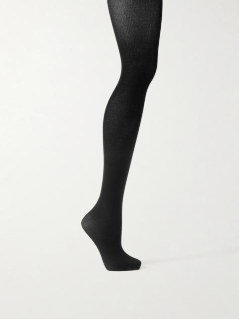 Ribbed-knit Tights