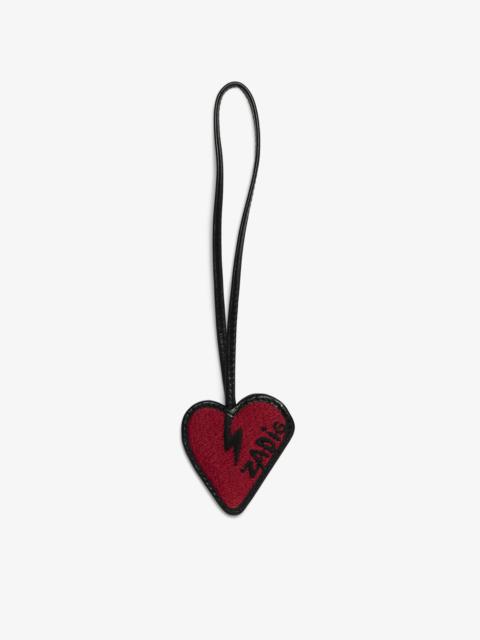 Flash Heart Keyring