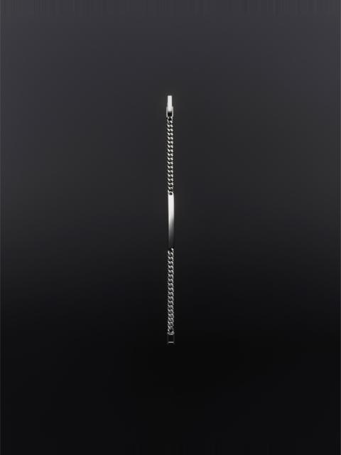 ID BRACELET IN 18K GREY GOLD