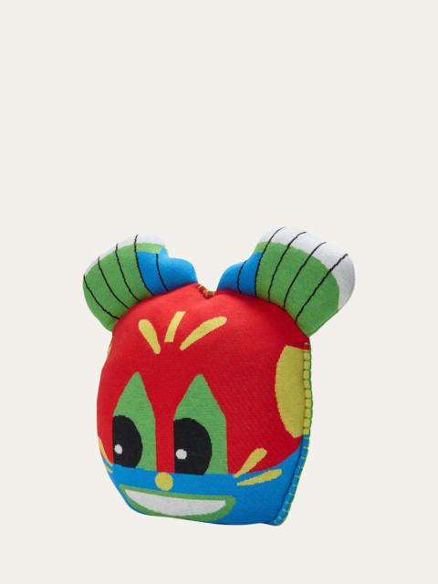 x Louis Wain Futurist Cats Jacquard Cushion, 19.7" Square