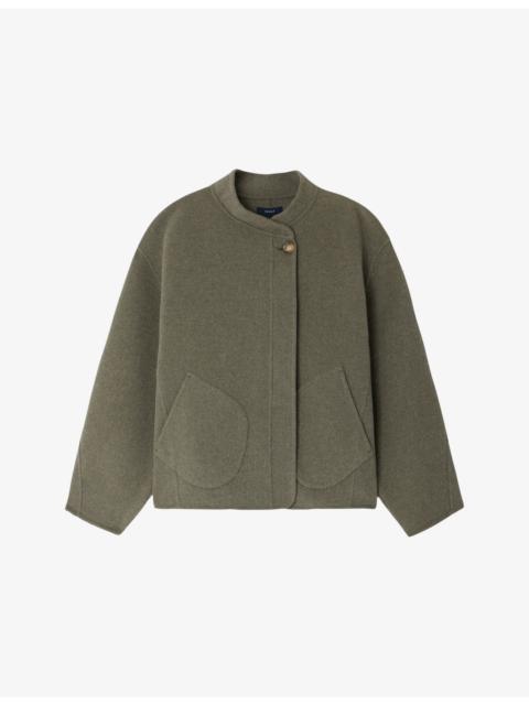 Windsor Relaxed-Fit Wool-Blend Jacket