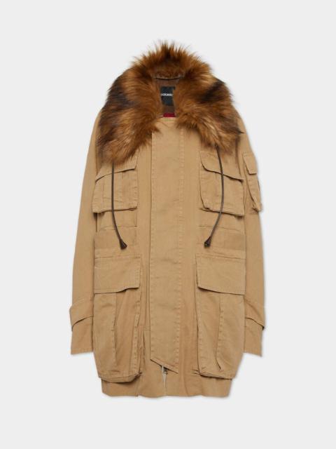 MILITARY FUR COLLAR PARKA