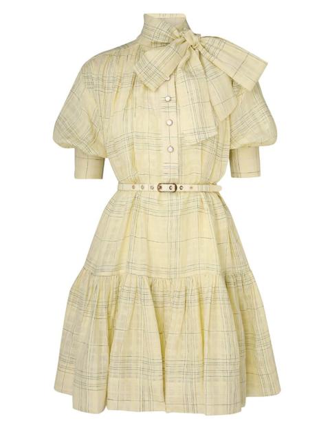 HARMONY CHECK MINI DRESS