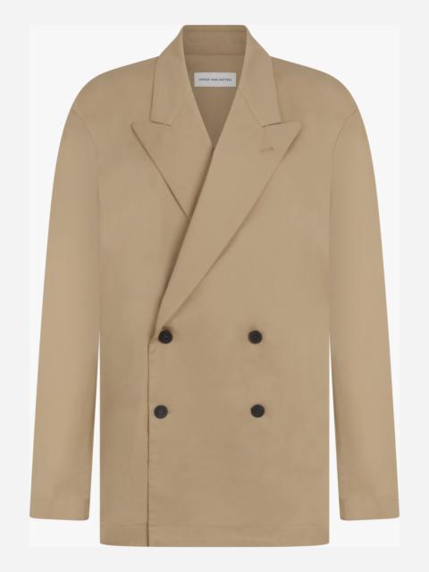 CAPLAN DOUBLE BREASTED JACKET | BEIGE
