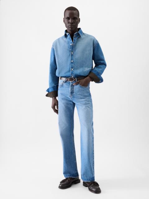 The straight de-Nîmes denim pants