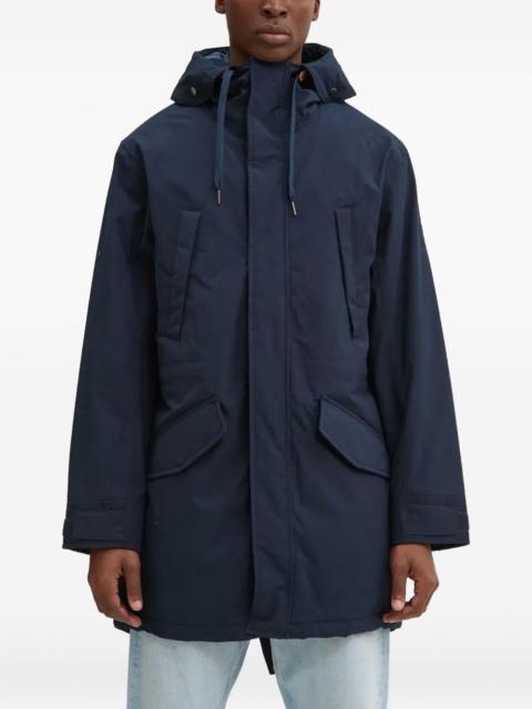 hooded pockets parka coat