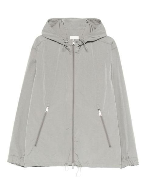 hooded-neck drwastrings jacket