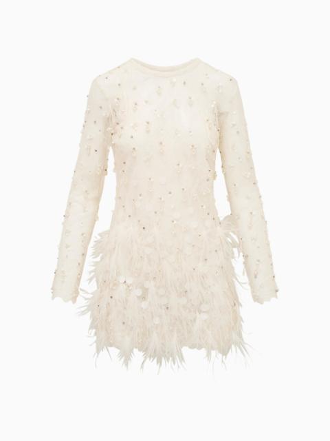 Alouetta Embellished Lace Mini Dress
