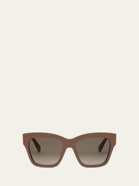 Triomphe Acetate Square Sunglasses