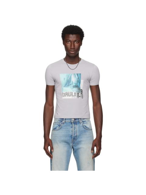 Gray Printed Water Baby T-shirt