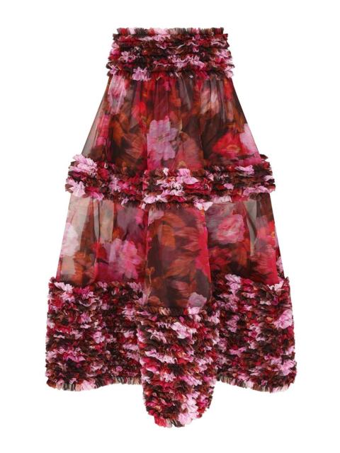 LUNA RUFFLE MAXI SKIRT