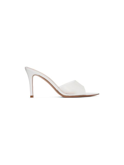 White Elle 85 Mules