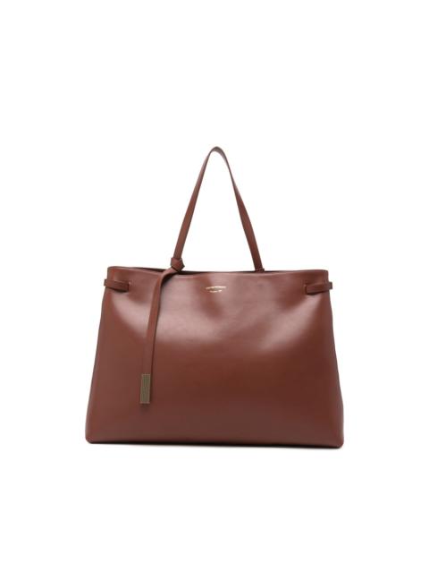 strap-detail shoulder bag