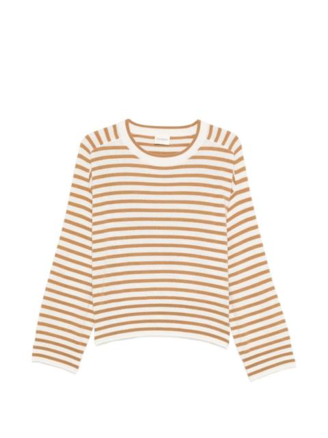 striped cashmere sweater