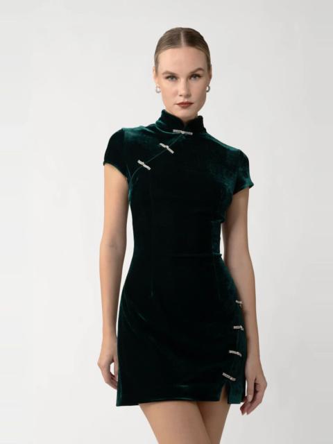 IVY VELVET MINI DRESS