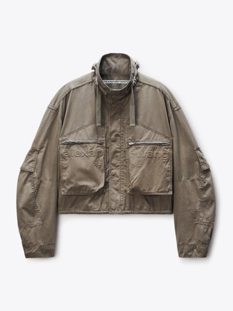 Cargo Jacket cotton cropped
