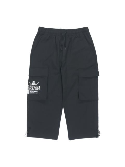 Li-Ning x Star Wars Graphic Cropped Pants 'Dark Grey' AKQR115-2