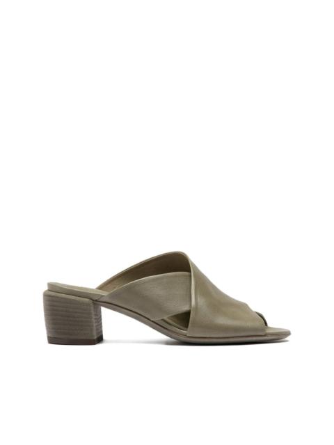 50mm Hadry 007 cross-strap block-heel sandals