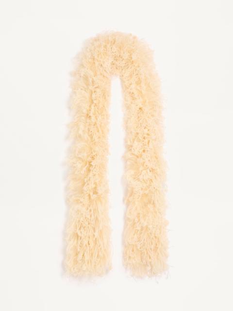 VALENTINO FEATHERS SCARF WITH OSTRICH AND TURKEY FEATHERS