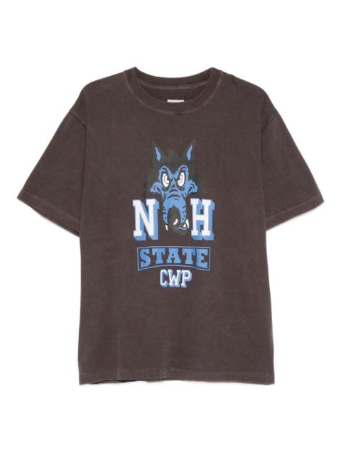 NH wolf-print T-shirt