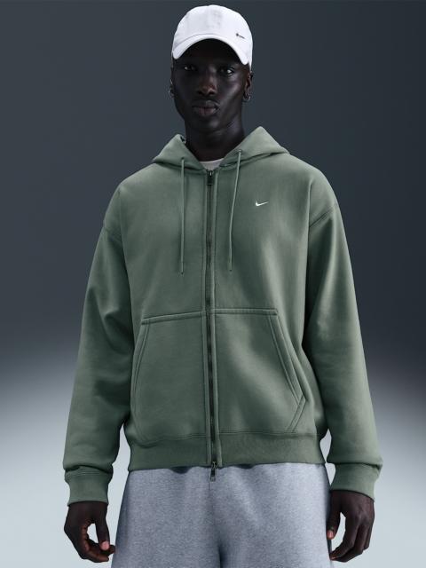 Nike Solo Swoosh Men's Full-Zip Fleece Hoodie