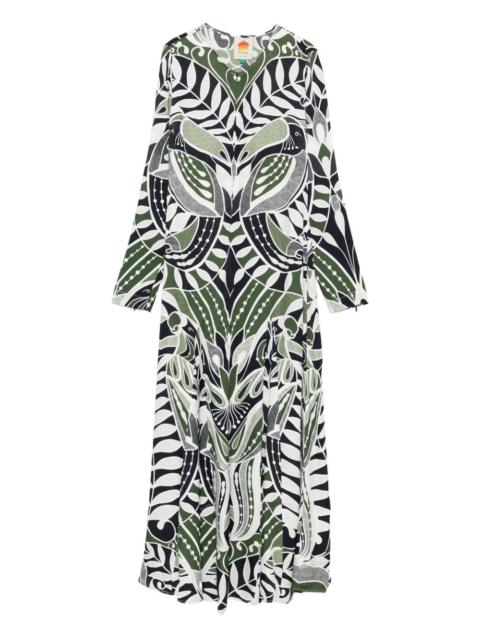 Lace Nature long-sleeve dress