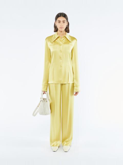 ELU - Slip satin shirt - Yellow