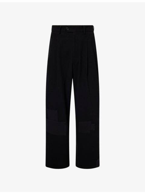 Fenn Wide-Leg Cotton Trousers