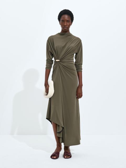Crepe Viscose Jersey Dress