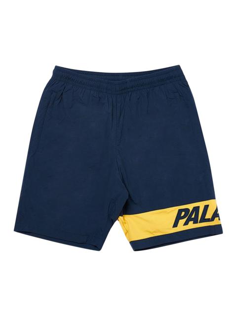 Palace Side Short 'Navy/Yellow'