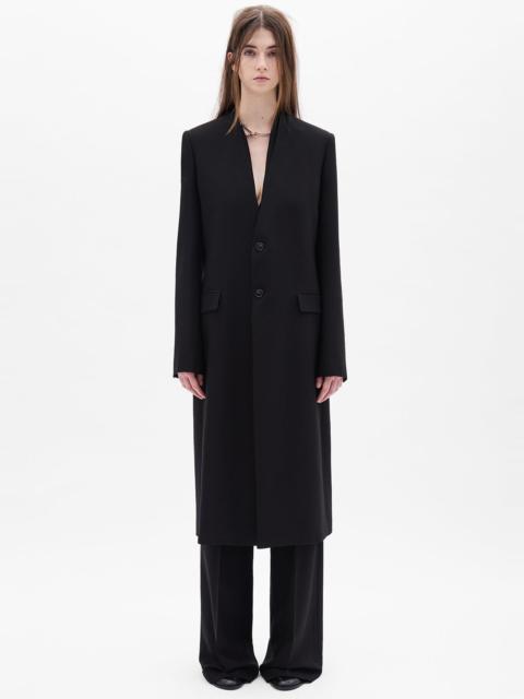 Kaat Straight Collarless Coat