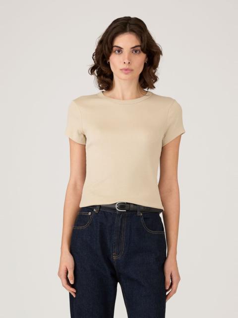 Ribbed T‑shirt
